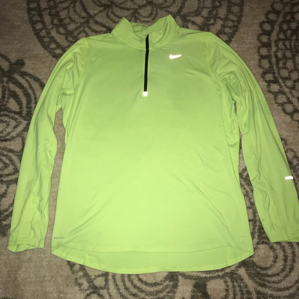 Men’s Nike Dry Fit, Quarter Zip, Yellow
